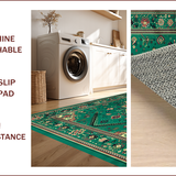 Rustic Warm Toned Tribal Motif(Green)