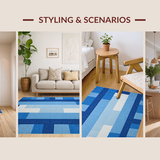 Timeless Classic Herringbone Visual Appeal(Blue)