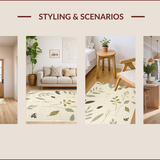 Modern Beige Insect Print(Ivory)