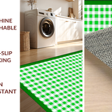 Fresh Earthy Green Tiled Design(Green)