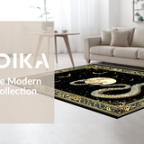 Ethereal Black and Gold Design(Black)