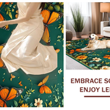 Vibrant Floral Boho Symphony(Green)