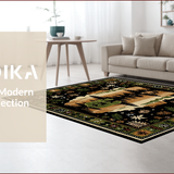 Rustic Wildlife Artful Scene(Black)
