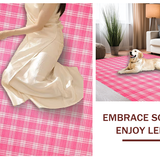 Elegant Subtle Houndstooth Style(Pink)