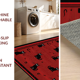 Adorable Pet Shape Decorative Mat(Red)