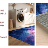 Celestial Glittering Nightscape Motif(Blue)