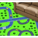 Brightly Colored Urban Grid Layout(Green)