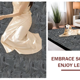 Luxurious Zebra Geometric Texture(Black)