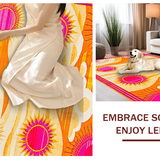 Whimsical Rainbow Motif Accent(Orange)