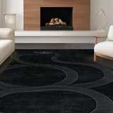 Abstract Coiled Form Aesthetic(Black)