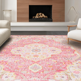 Artful Rustic Patterned Delight(Pink)