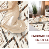 Whimsical Shag Motif(Beige)