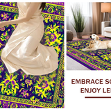 Striking Earthy Multicolor Swirls(Purple)