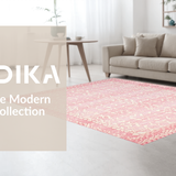 Inviting Warm Pink Shapes(Pink)