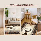 Modern Rustic Deer Inspired Artistry(Beige)