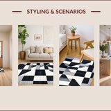 Stylish Minimalist Tiled Arrangement(Gray)