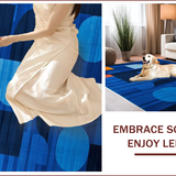 Dynamic Modern Ethereal Artwork(Blue)