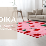 Vibrant Cheerful Nature Print(Pink)