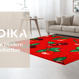 Bright Whimsical Petal Shapes(Red)