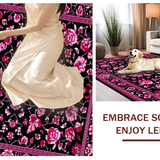 Vibrant Floral Contrast Aesthetic(Pink)