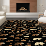 Adventurous Cozy Forest Motif(Black)