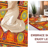 Eclectic Shaggy Geometric Style(Red)