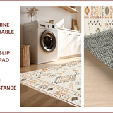 Eclectic Geometric Ivory Texture(Beige)
