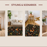 Intricate Nature Inspired Design Elements(Black)