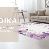 Stylish Purple Floral Elegance(Purple)