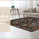 Chic Tiled Black Design Scheme(Black)