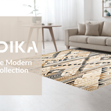 Minimalist Geometric Wave Design(Beige)