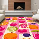 Brightly Colored Fun Fruit Display(Pink)