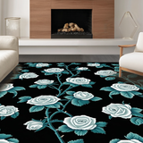 Elegant Floral Textured Delight(Blue)