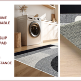 Elegant Grey Geometric Motif(Gray)