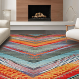 Artisanal Rustic Patchwork Design(Red)