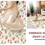 Serene Watercolor Floral Design(White)