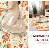 Dynamic Colorful Leafy Design(Beige)