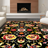 Contemporary Bold Floral Palette(Black)