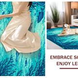 Modern Sea Life Patterned Accent(Blue)