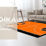 Striking Orange and Black Fusion(Black)