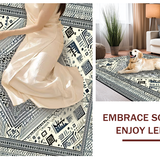 Stylish Gray Geometric Tapestry(Beige)