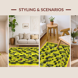 Trendy Monochrome Graphic Appeal(Yellow)