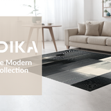 Contemporary Minimalist Tiled Motif(Black)