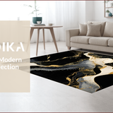 Contemporary Gold Accented Style(Black)