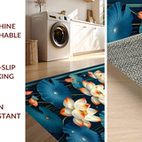 Chic Botanical Geometry Fusion(Blue)