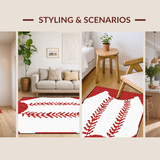 Energetic Round Stitched Aesthetic(Red)