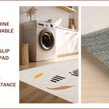 Colorful Retro Bathroom Mat for Music Lovers(Red)