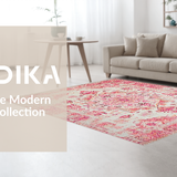 Artful Abstract Tiled Design(Pink)