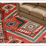 Vintage Rustic Southwestern Flair(Red)