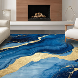 Artful Swirling Marble Effect(Blue)